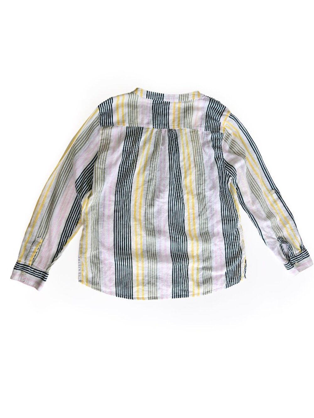 Carve Designs Popover Dylan Gauze Shirt Organic Cotton Stripes Lightweight-small - Picture 8 of 11